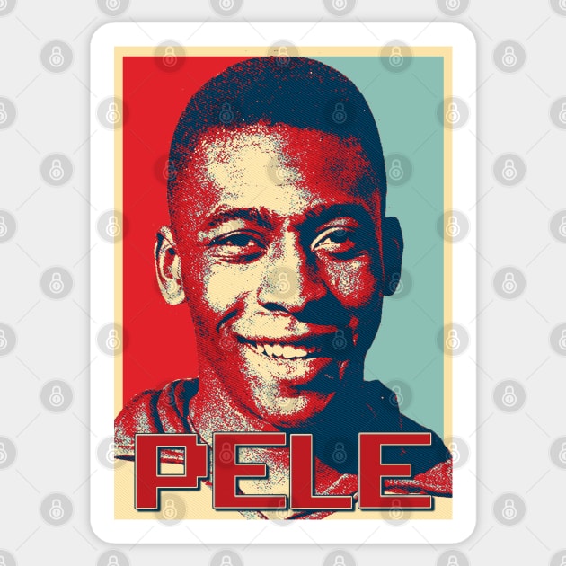 Pelé pop art Sticker by sisha6666